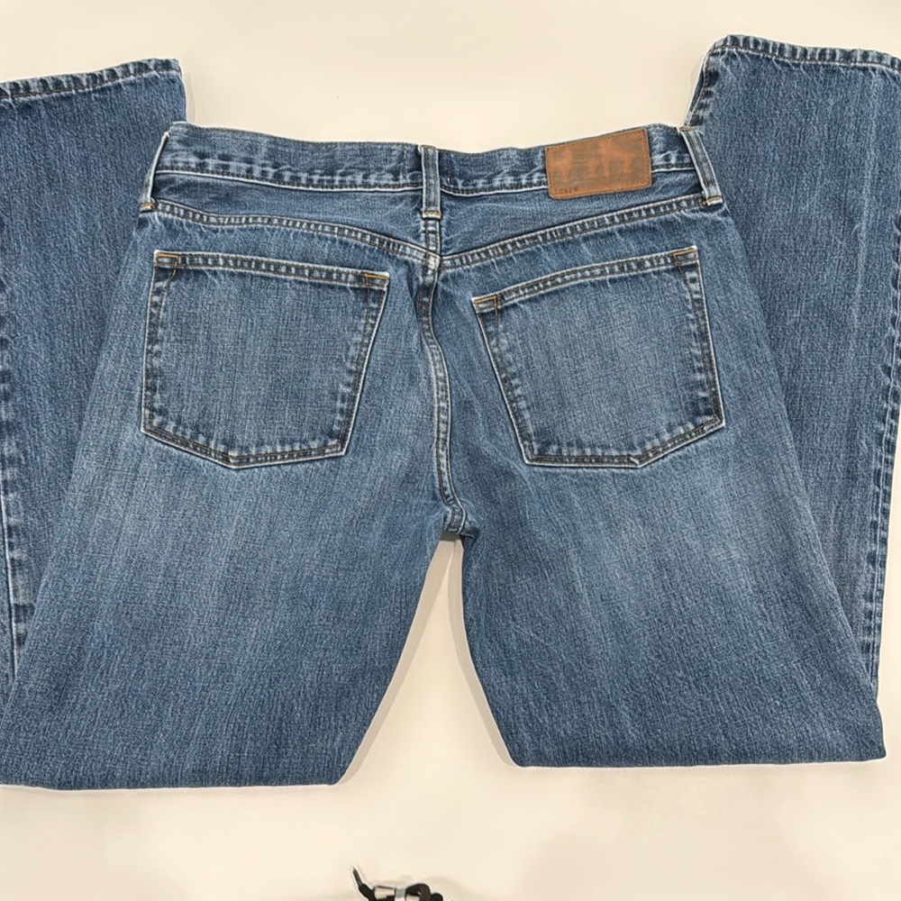 J. Crew 770 Straight Blue Jeans, 32/32